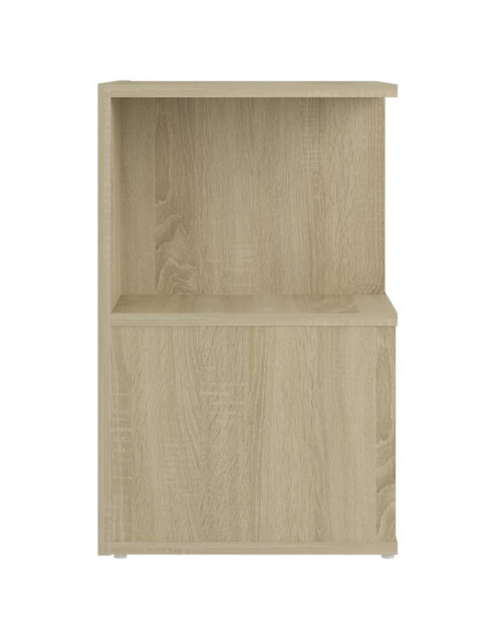 Comodino Rovere Sonoma 35x35x55 cm in Legno Multistrato