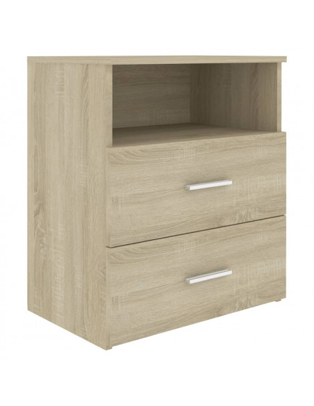 Comodino Rovere Sonoma 50x32x60 cm