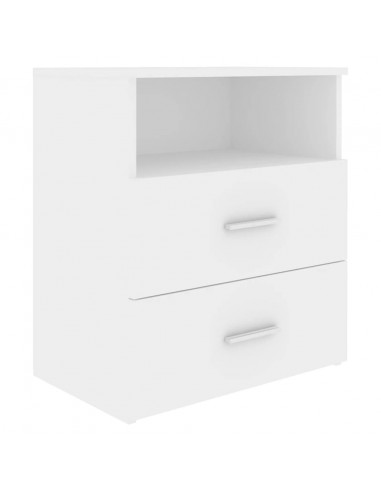 Comodino Bianco 50x32x60 cm