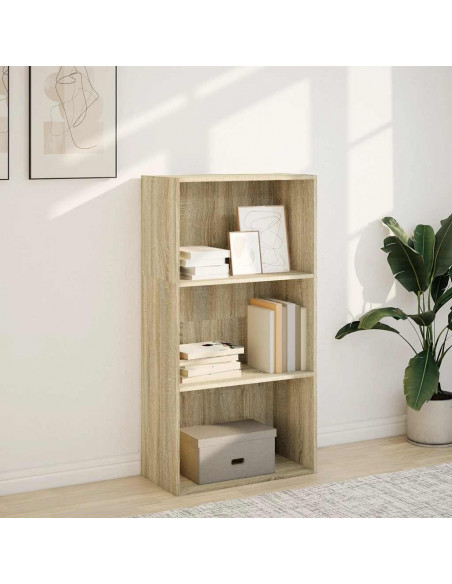 Libreria Rovere Sonoma 60x30x114 cm in Legno Multistrato