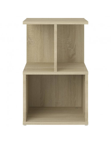 Comodini 2pz Rovere Sonoma 35x35x55 cm in Legno Multistrato