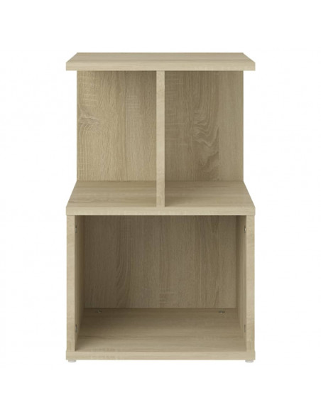 Comodini 2pz Rovere Sonoma 35x35x55 cm in Legno Multistrato