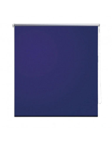 Tenda a rullo oscurante buio totale 100 x 230 cm blu marino