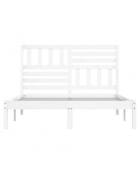 Giroletto Bianco in Legno Massello di Pino 140x200 cm