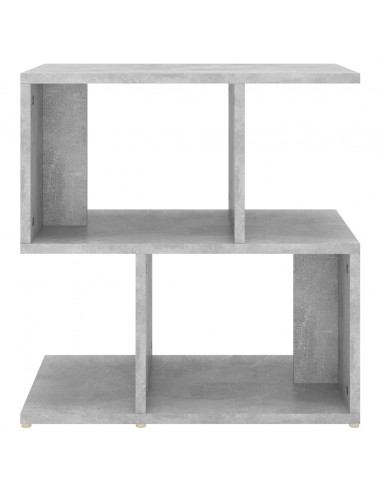 Comodino Grigio Cemento 50x30x51,5 cm in Legno Multistrato