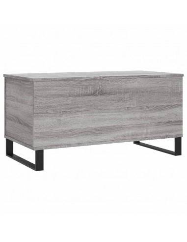 Tavolino Salotto Grigio Sonoma 90x44,5x45 cm Legno Multistrato