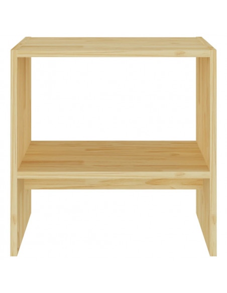 Comodino 40x30,5x40 cm in Legno Massello di Pino