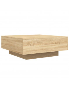 Tavolino da Salotto Rovere Sonoma 80x80x31 cm Legno Multistrato 2