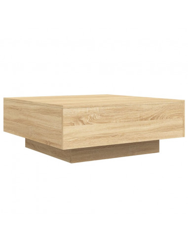 Tavolino da Salotto Rovere Sonoma 80x80x31 cm Legno Multistrato