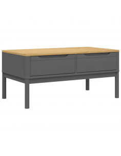 Tavolino FLORO Grigio 99x55,5x45 cm in Legno di Pino 2