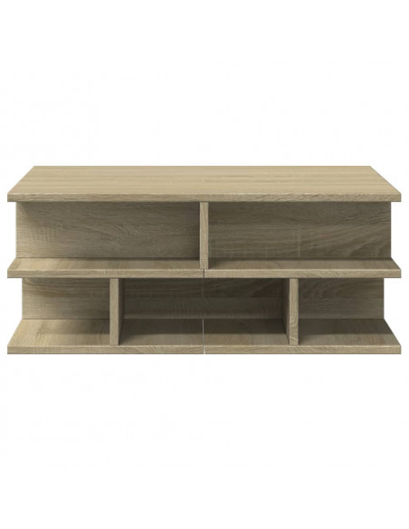 Tavolino da Salotto Rovere Sonoma 70x70x29 cm Legno Multistrato