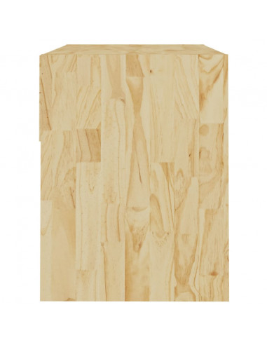 Comodino 40x31x40 cm in Legno Massello di Pino