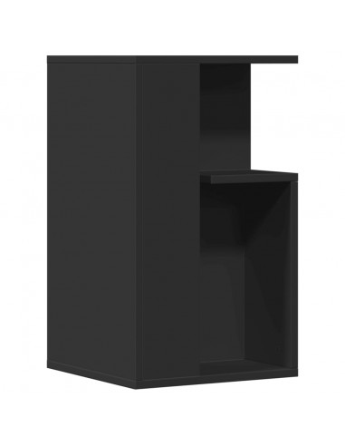 Tavolino Nero 35x35x60 cm in Legno Multistrato