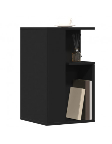 Tavolino Nero 35x35x60 cm in Legno Multistrato