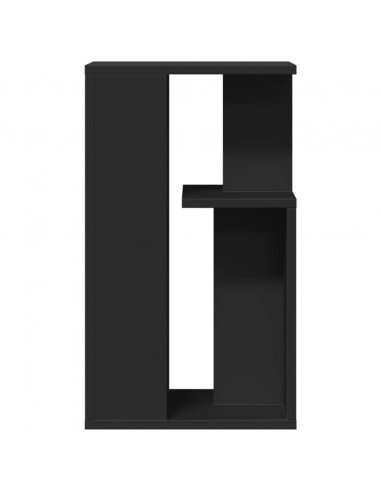 Tavolino Nero 35x35x60 cm in Legno Multistrato