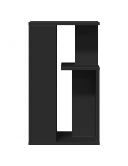 Tavolino Nero 35x35x60 cm in Legno Multistrato