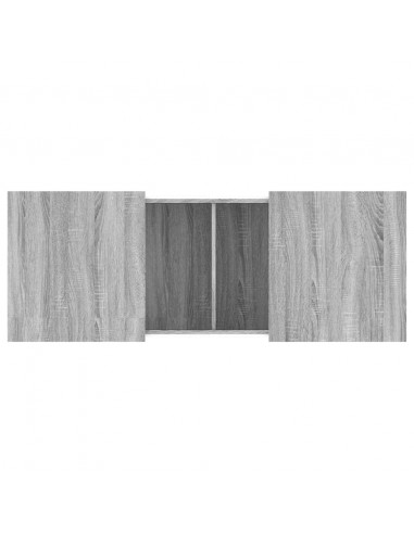 Tavolino da Salotto Grigio Sonoma 100x55x40cm Legno Multistrato