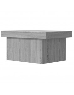 Tavolino da Salotto Grigio Sonoma 80x55x40 cm Legno Multistrato 2