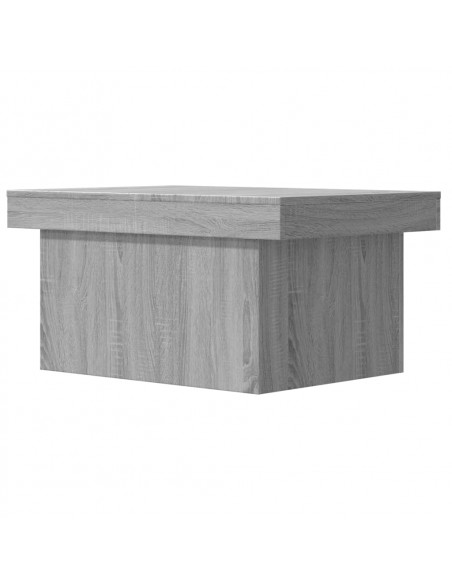 Tavolino da Salotto Grigio Sonoma 80x55x40 cm Legno Multistrato