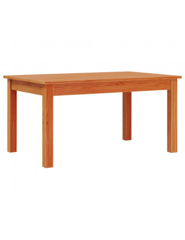 Tavolino da Salotto Marrone Cera Legno Massello di Pino