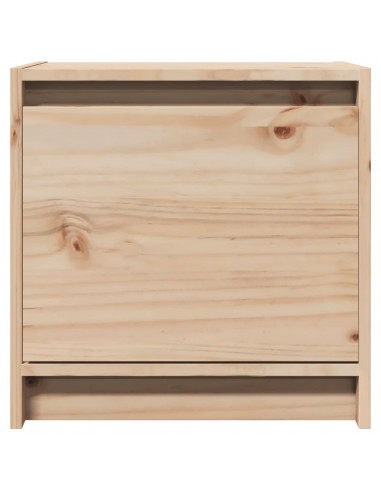 Comodino 40x30,5x40 cm in Legno Massello di Pino