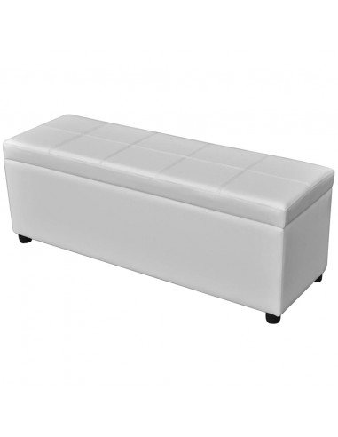 Cassapanca Lunga in Legno Bianca