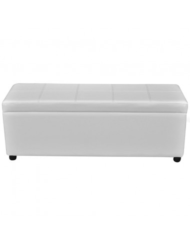 Cassapanca Lunga in Legno Bianca