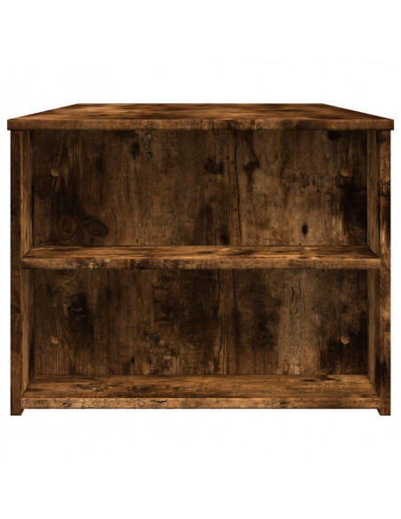 Tavolino da Salotto Rovere Fumo 102x55x42 cm Legno Multistrato