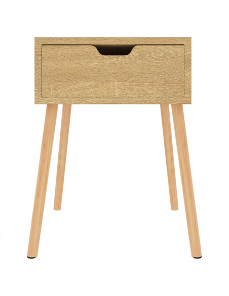 Comodino Rovere Sonoma 40x40x56 cm in Legno Multistrato