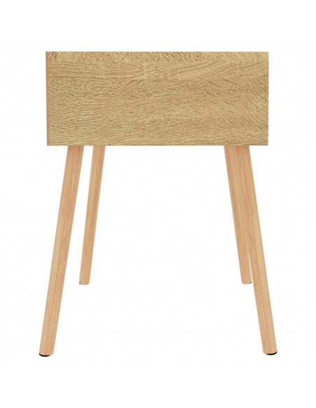 Comodino Rovere Sonoma 40x40x56 cm in Legno Multistrato