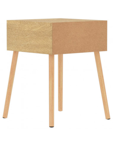 Comodino Rovere Sonoma 40x40x56 cm in Legno Multistrato