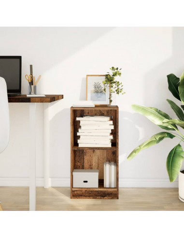 Libreria Legno Antico 40x24x76 cm in Truciolato