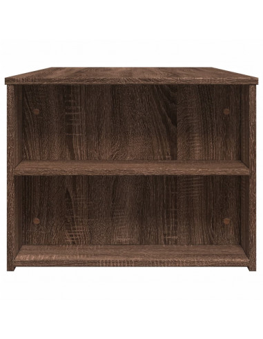 Tavolino Salotto Rovere Marrone 102x55x42 cm Legno Multistrato