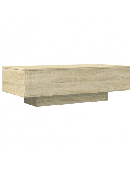 Tavolino Rovere Sonoma 100x49,5x31 cm in Legno Multistrato