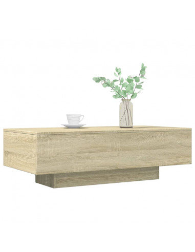 Tavolino Rovere Sonoma 100x49,5x31 cm in Legno Multistrato