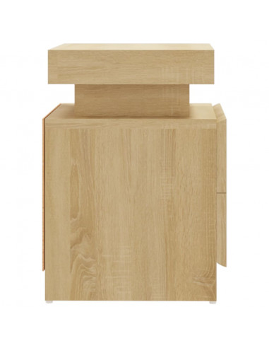 Comodino Rovere Sonoma 45x35x52 cm in Legno Multistrato