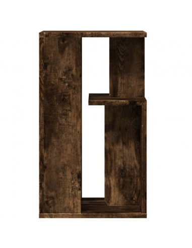 Tavolino Rovere Fumo 35x35x60 cm in Legno Multistrato