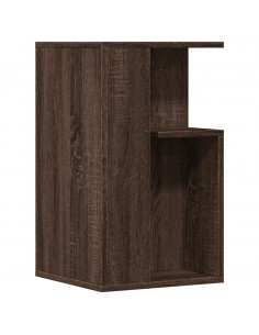 Tavolino Rovere Marrone 35x35x60 cm in Legno Multistrato 2