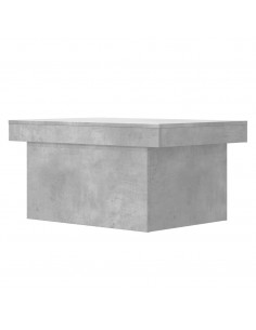 Tavolino Salotto Grigio Cemento 80x55x40 cm Legno Multistrato 2