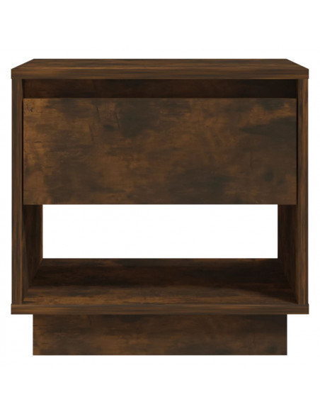 Comodino Rovere Fumo 45x34x44 cm in Truciolato