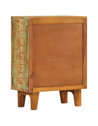 Credenza Intagliata a Mano 55x30x75 cm Legno Massello Recupero