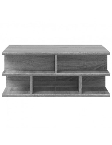 Tavolino da Salotto Grigio Sonoma 70x70x29 cm Legno Multistrato