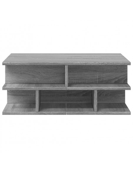 Tavolino da Salotto Grigio Sonoma 70x70x29 cm Legno Multistrato