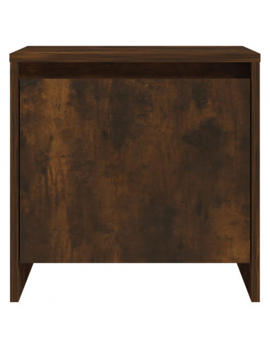 Comodino Rovere Fumo 45x34x44,5 cm in Truciolato