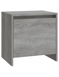 Comodino Grigio Sonoma 45x34x44,5 cm in Truciolato 2