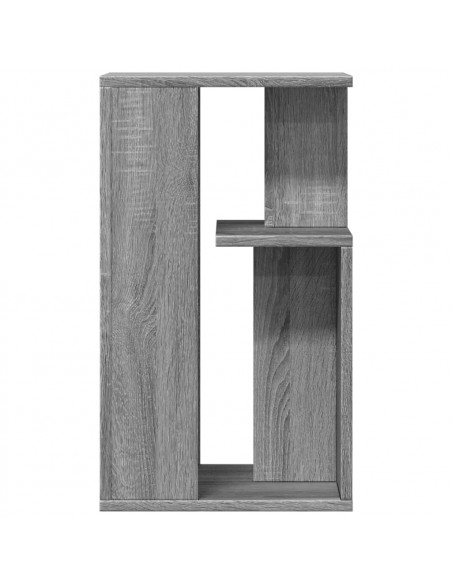 Tavolino Grigio Sonoma 35x35x60 cm in Legno Multistrato
