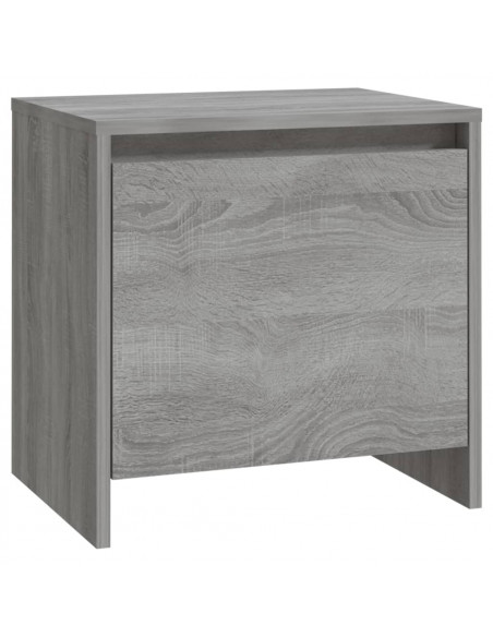 Comodini 2 pz Grigio Sonoma 45x34x44,5 cm in Truciolato