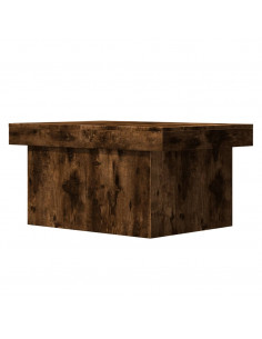Tavolino da Salotto Rovere Fumo 80x55x40 cm Legno Multistrato 2