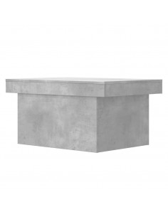 Tavolino Salotto Grigio Cemento 100x55x40 cm Legno Multistrato 2