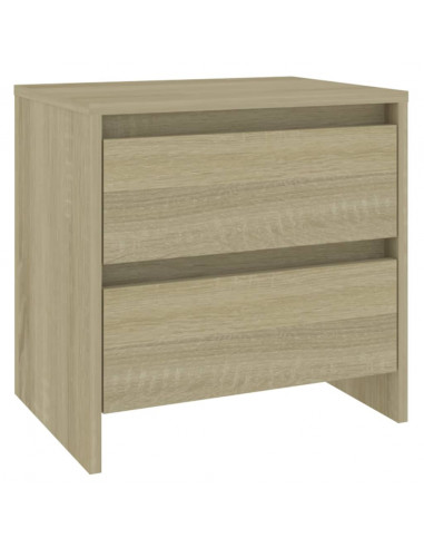 Comodini 2 pz Rovere Sonoma 45x34,5x44,5 cm in Truciolato